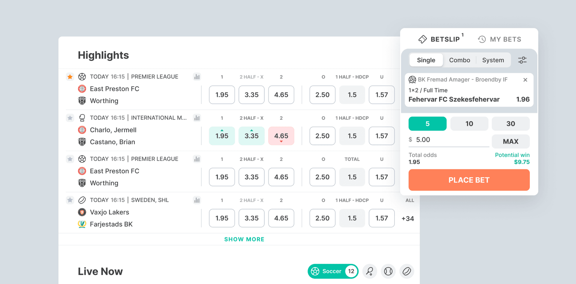 Betslip Redesign