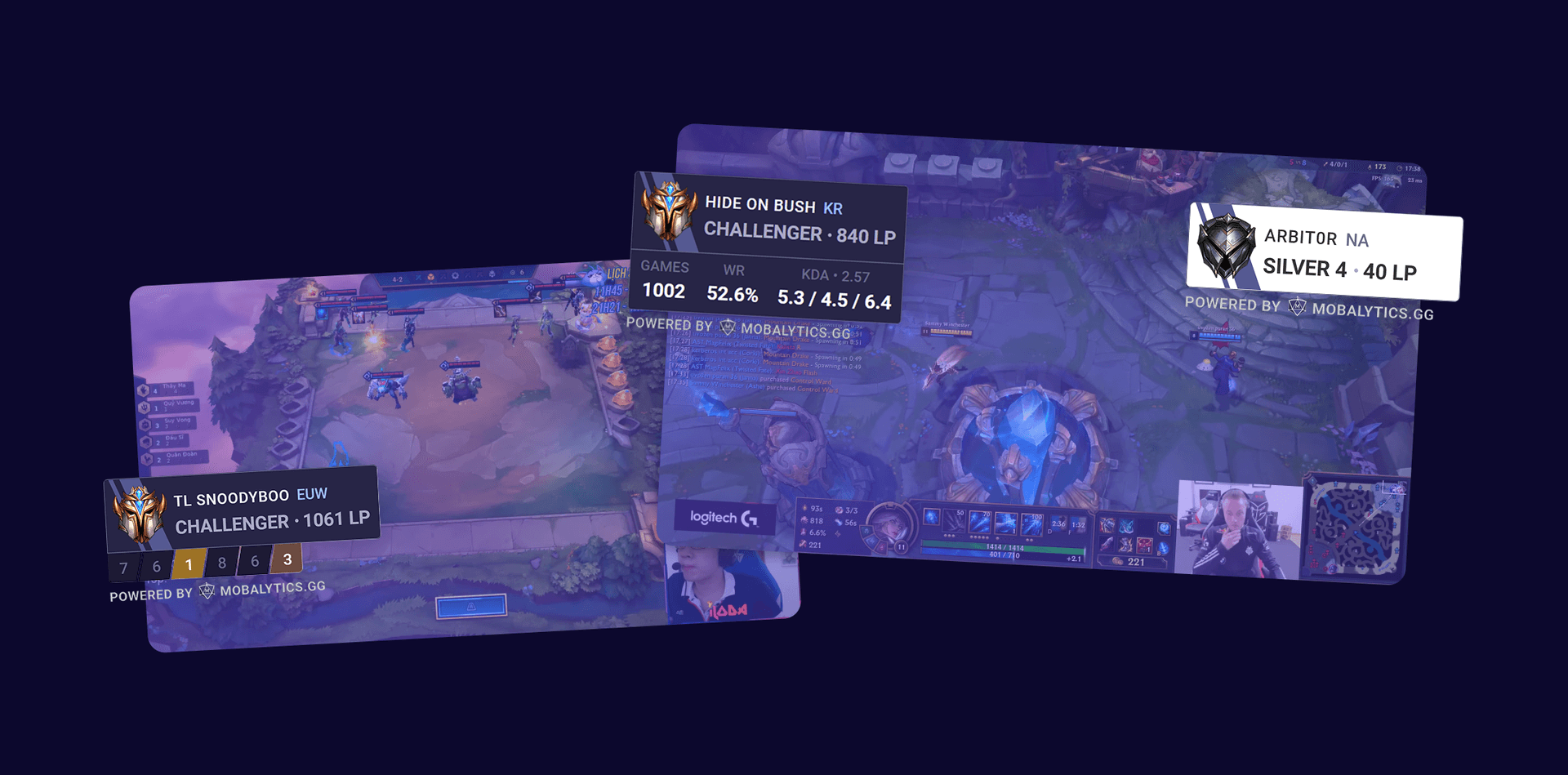 Game-specific advanced metrics dashboards