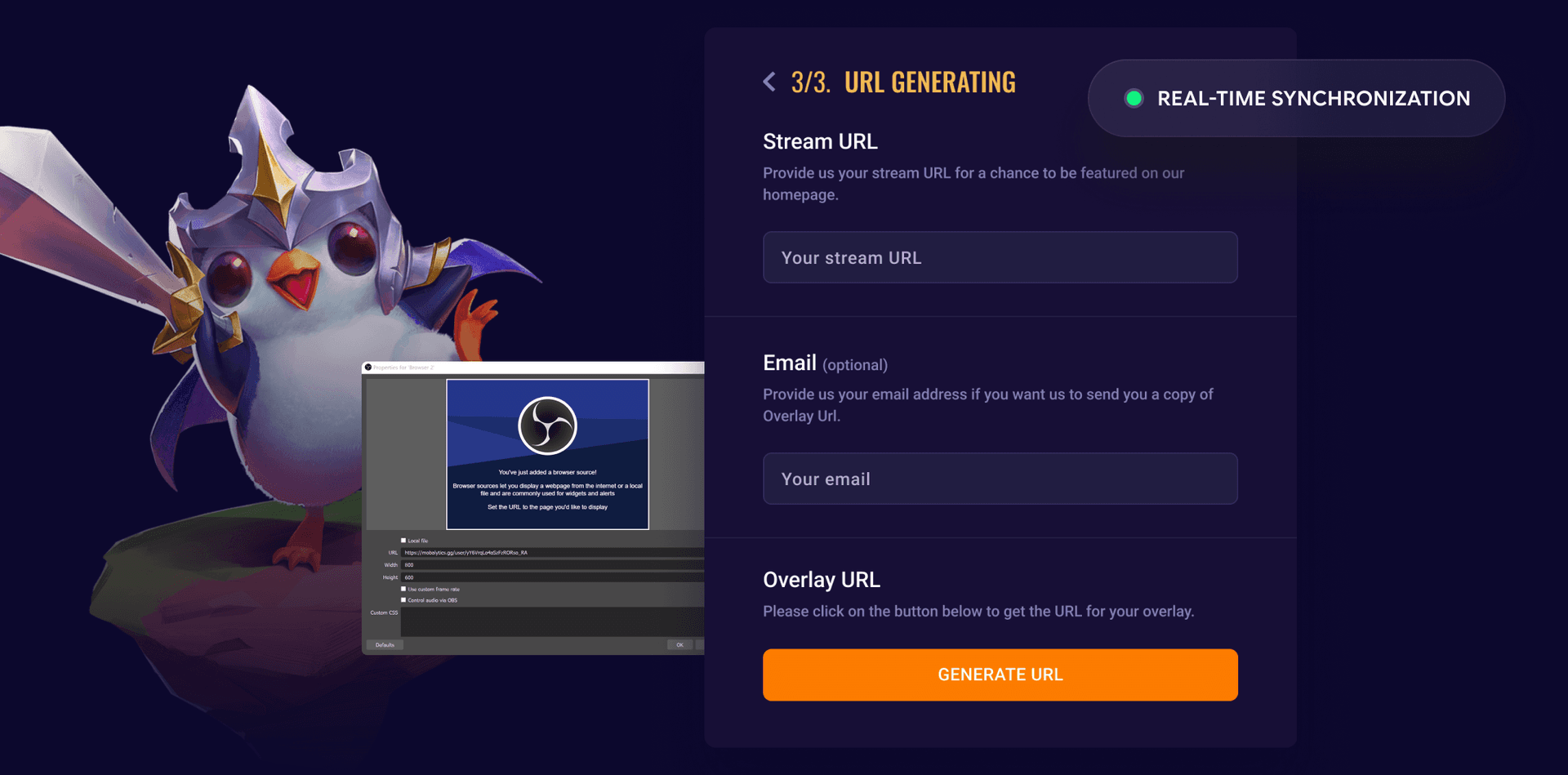 One-URL Setup for OBS & Streamlabs